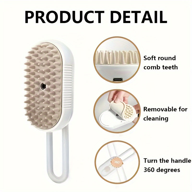 Gadget4Pets™ Steamy Grooming Brush